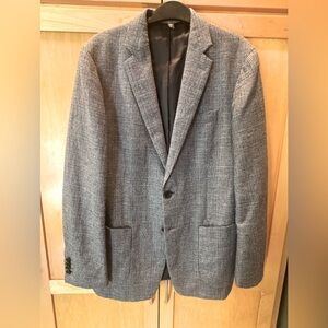 Banana Republic navy and gray plaid Men’s Blazer sz 38R,